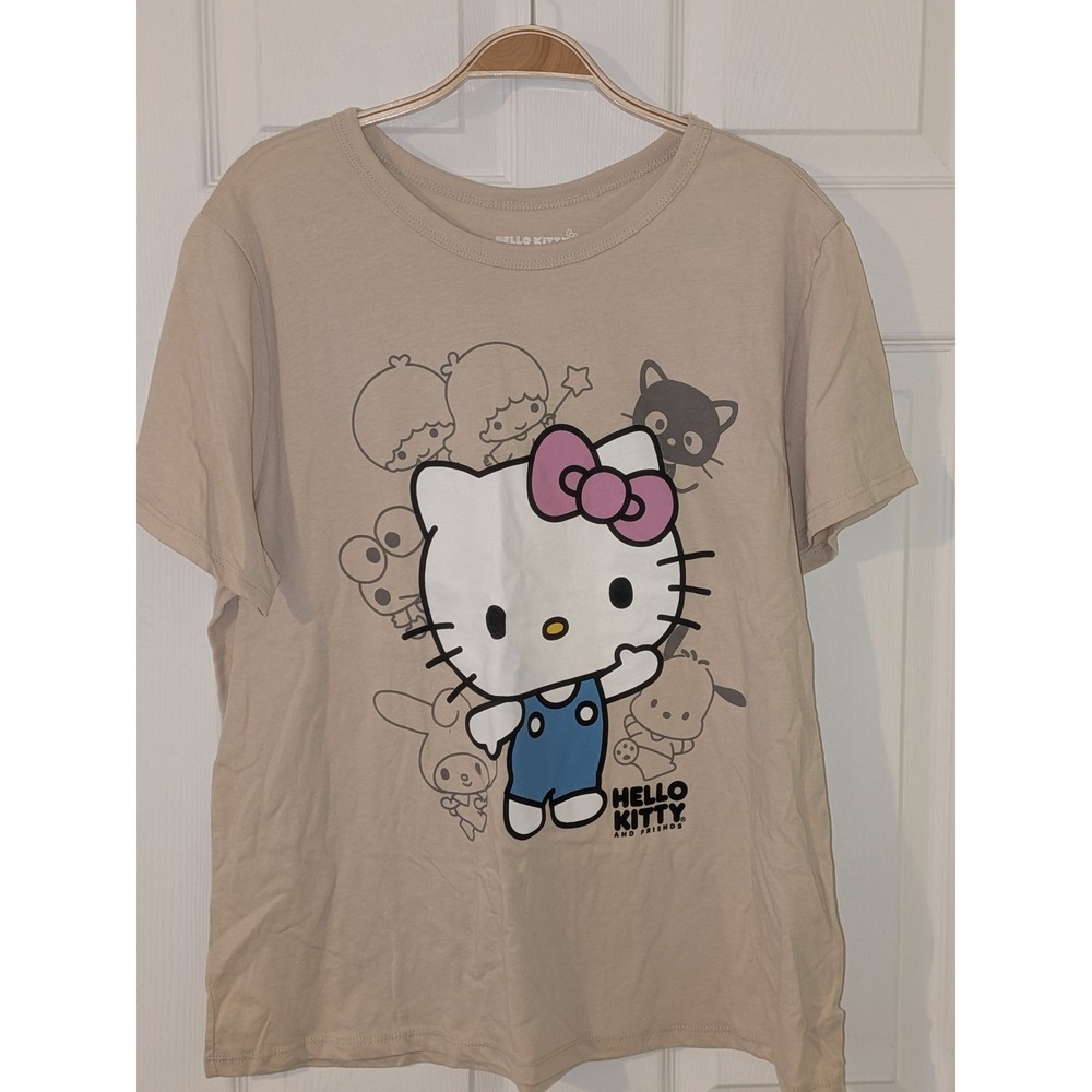 Hello Kitty T-Shirt and Friends Graphic‎ Print Crew Neck Top XXL NWT
